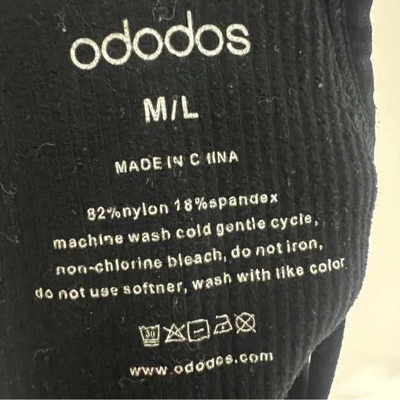 Black Ribbed Tank Top - Picture 4 of 4